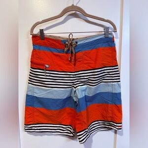 Patagonia Men’s Stripped Wavefarer Swim Trunks - Size 30
